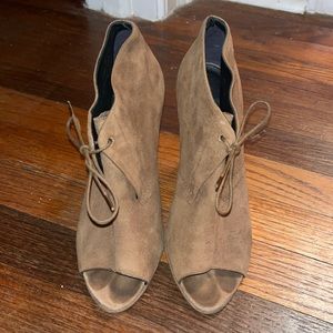 Burberry Suede and Espadrille Wedges